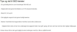 seo tekster